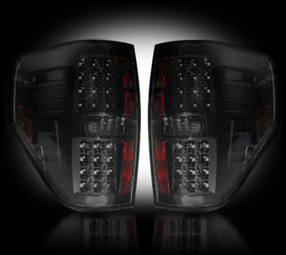 2009-2014 Ford F-150 & SVT Raptor Rear LED Tail Lights with Smoked Lens Finish