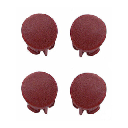 1987-1993 Mustang Door Armrest Pad Plugs Scarlet Red - Set of Four (LH & RH)