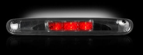 2007-2013 Chevy Silverado GMC Sierra Smoked Third Brake Light - White LED Bulbs