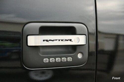 10-2014 Ford F-150 Raptor Super Crew Brushed Stainless Steel Door Handles Pulls