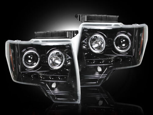 2009-2014 Ford F-150 & Raptor SVT RECON  Projector CCFL Halo Headlights