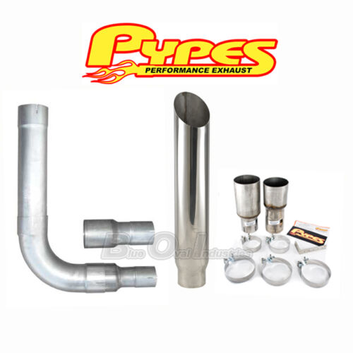Ford 6.7L Super Duty Power Stroke Diesel 6" Miter Cut Stainless Pypes Stack Kit