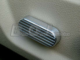 2005-2009 Ford Mustang Grooved Chrome Billet Seat Side Adjustment Knob Cover