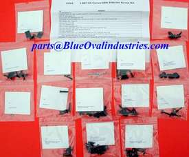 1987-1993 Mustang LX GT Convertible INTERIOR Hardware Screws Kit 116 pieces