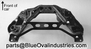 1979-1993 Mustang 5.0 4 Point Lower K Member Chassis Brace, Tubular 14-Gauge