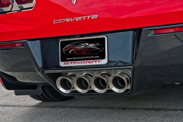 2014-2019 Chevy C7 Corvette Perforated Exhaust Filler Panel for NPP Exhausts