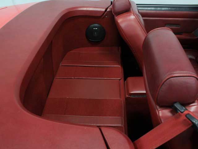 1988-1990 Ford Mustang ASC McLaren Convertible Rear Tonneau Cover Scarlett Red