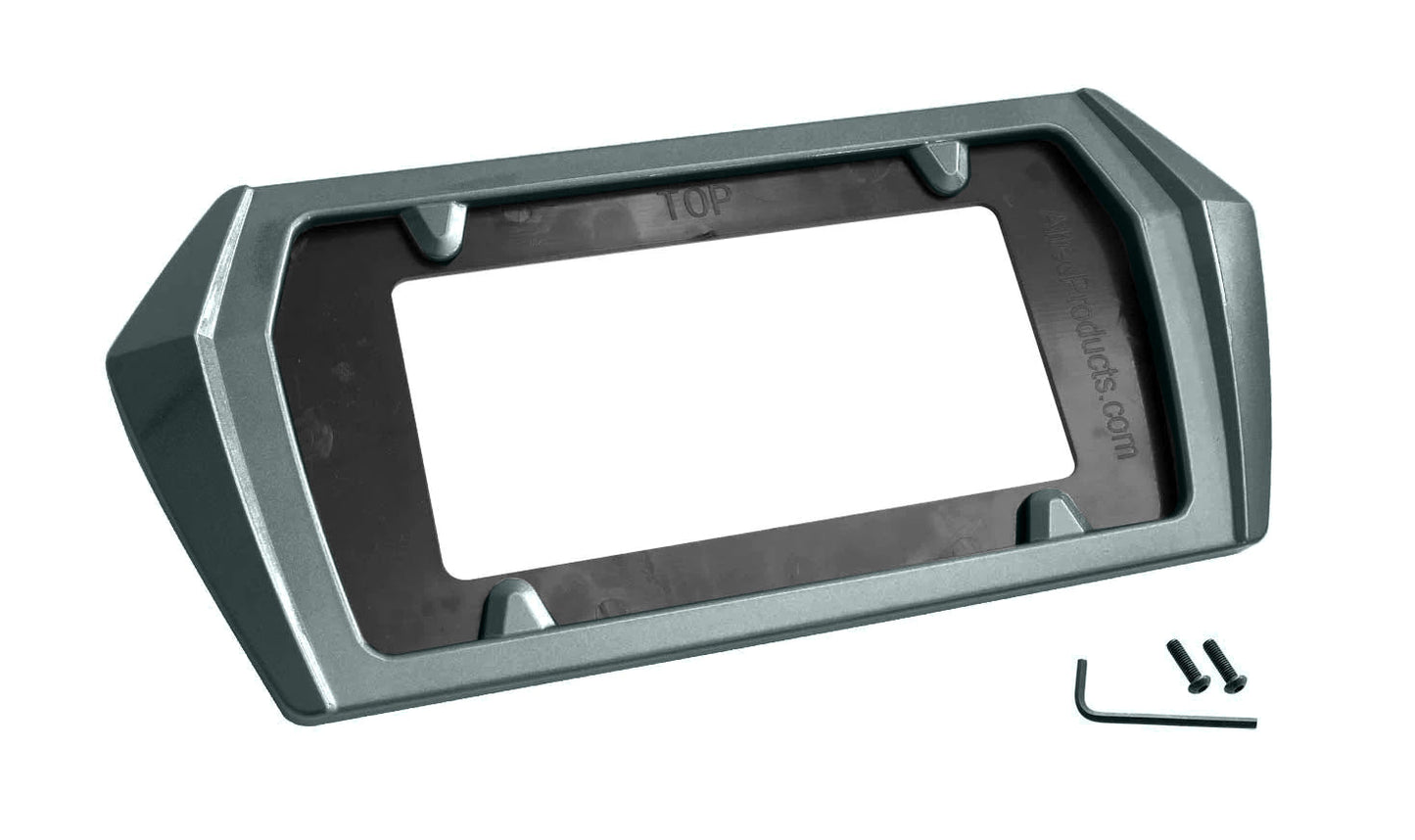 2024 Chevy Corvette C8 Rear License Plate Frame Bezel - GXA Sea Wolf Gray