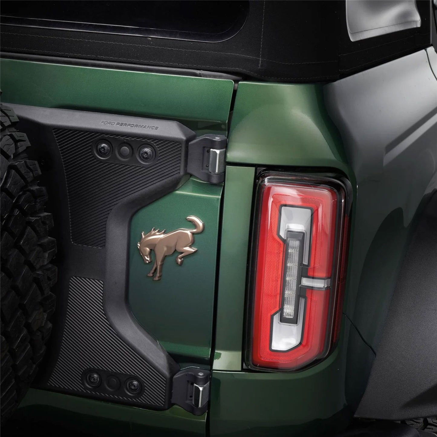 2021-2024 Bronco Ford Performance M-1447-BEBR Sinister Bronze Rear Emblem Overlay
