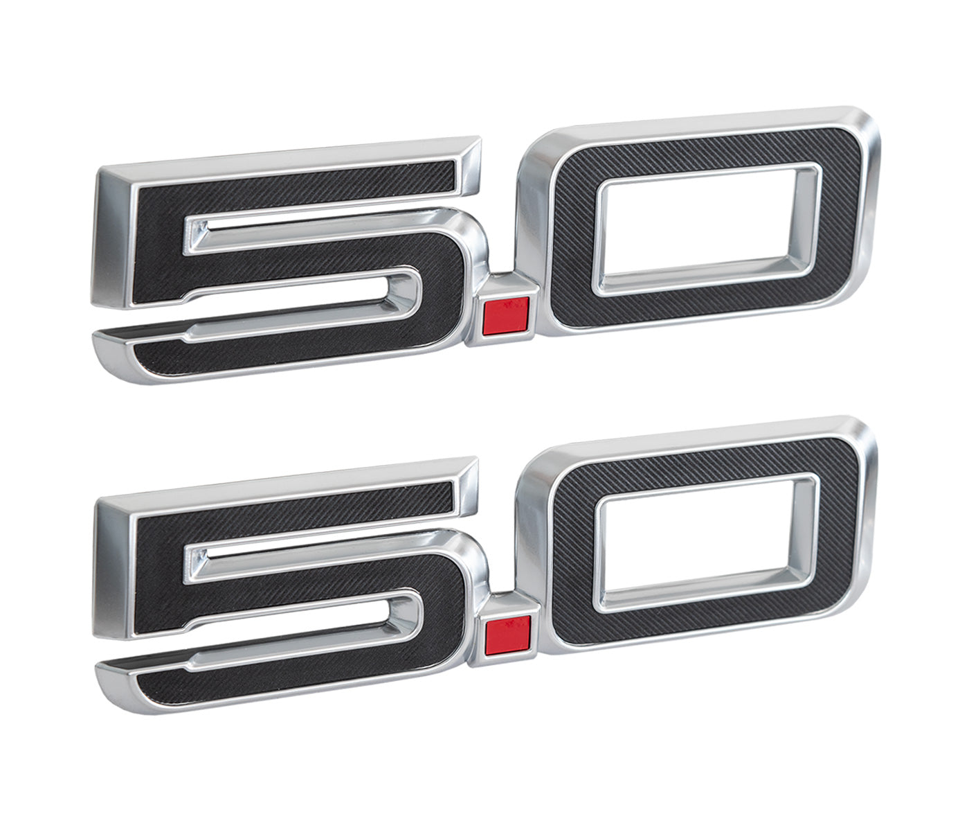 2 emblemi laterali 5.0 3D di ricambio per Mustang GT PR3Z-16228 2 emblemi laterali 5.0 3D di ricambio per Mustang GT PR3Z-16228