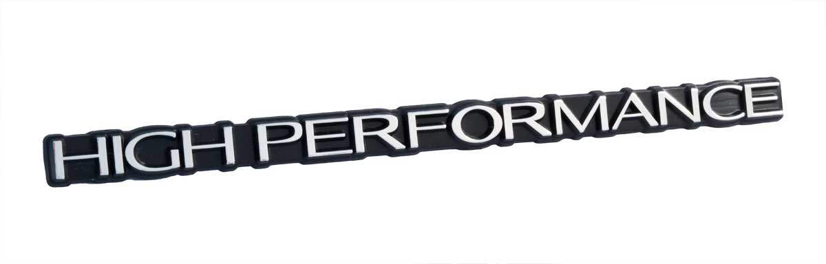 Chrome 6.25" High Performance Emblem Mustang Camaro Shelby GT500 Corvette