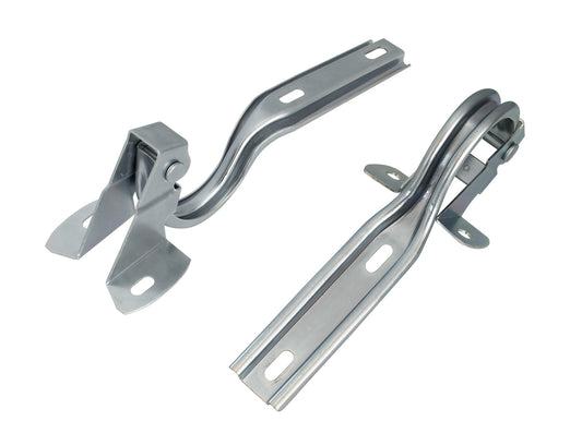 1979-1993 Ford Mustang Complete Zinc Plated Steel Hood Lift Hinges Pair