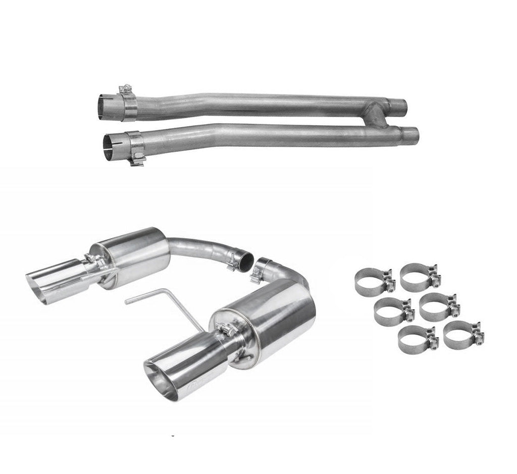 2015-2017 Mustang 5.0 GT Pypes H-Pipe & Axle Back Exhaust System Kit