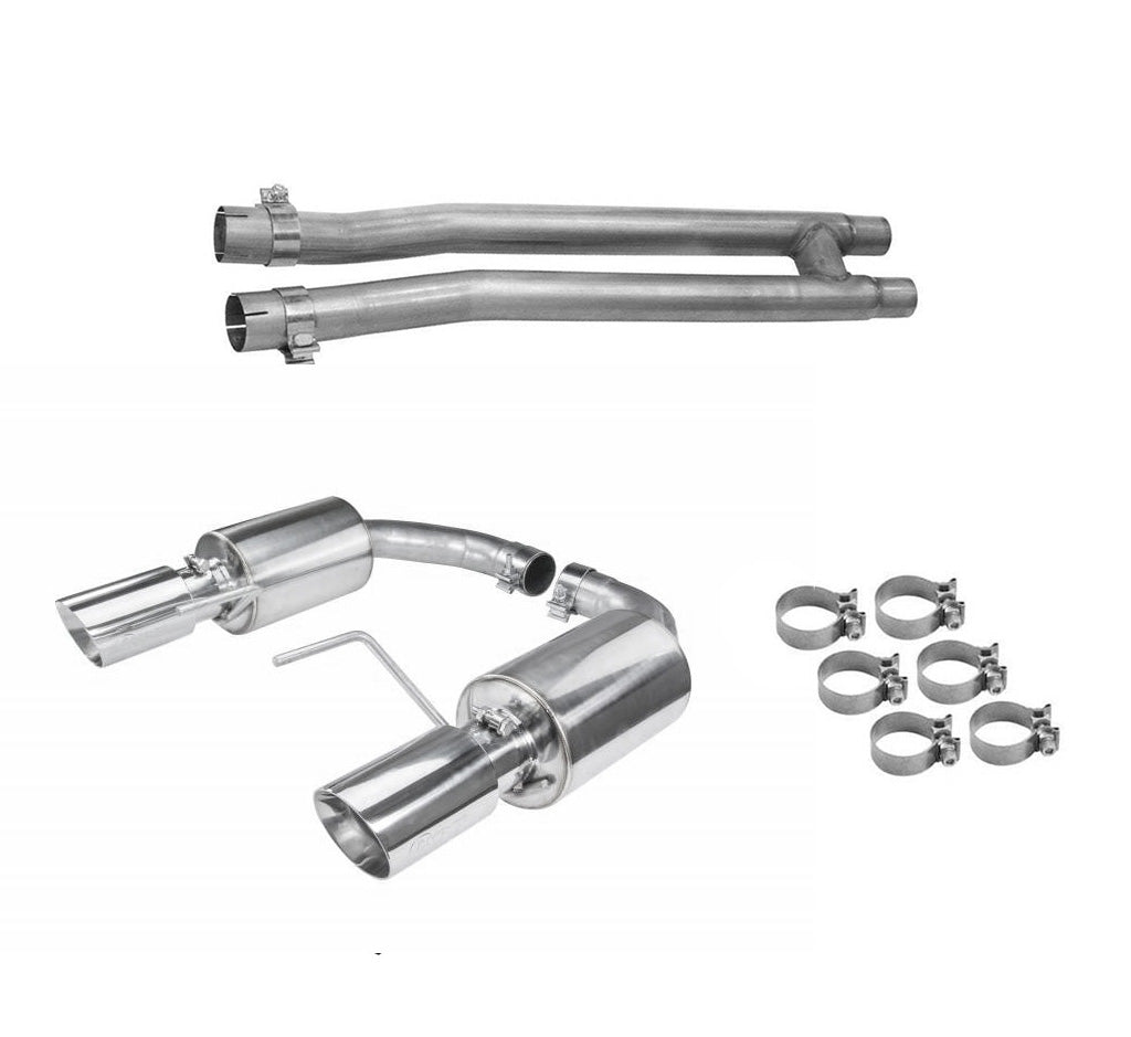 2024 Mustang 5.0 GT Pypes HPipe & Axle Back Exhaust System Kit Yates