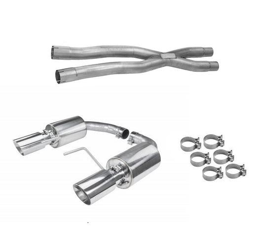 2015-2017 Mustang 5.0 GT Pypes X-Pipe & Axle Back Exhaust System Kit