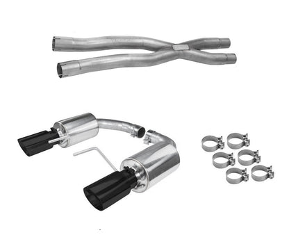 2024 Mustang 5.0 GT Pypes X-Pipe & Axle Back Exhaust System Kit w/ Black Tips