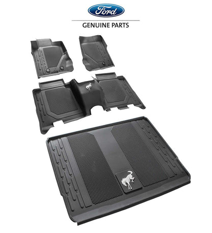 2021-2023 Bronco 4-Door OEM Front, Rear & Cargo 5pc Rubber Floor Mat Liners