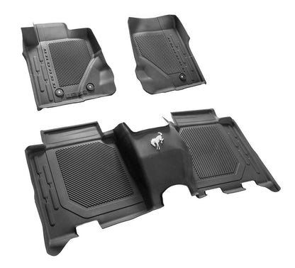 2021-2024 Bronco 4 Door OEM Genuine Ford Front Rear 4pc Rubber Floor Mat Liners