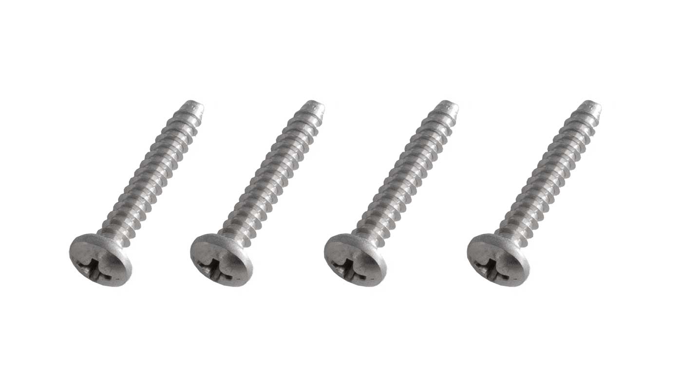 1979-1993 Ford Mustang Stainless Steel Antenna Base Screws - Set of 4