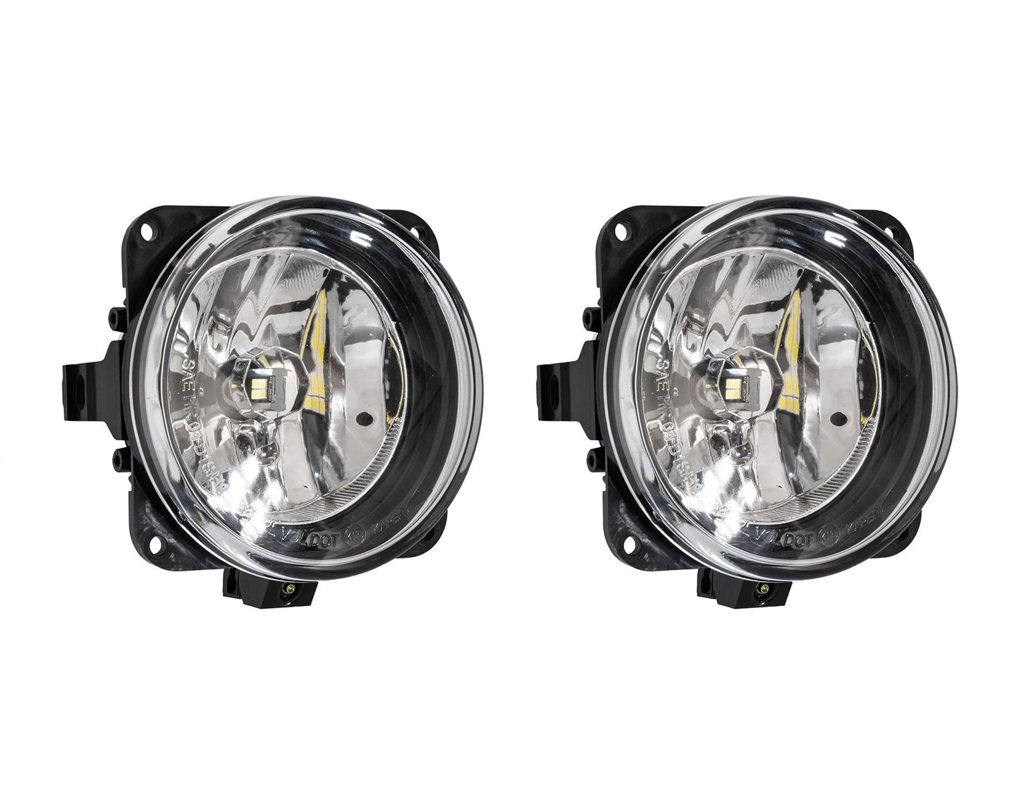 2003-2004 Mustang Cobra, 02-04 Focus SVT, 05-06 Escape Fog Lights w/ H10 LED Bulbs