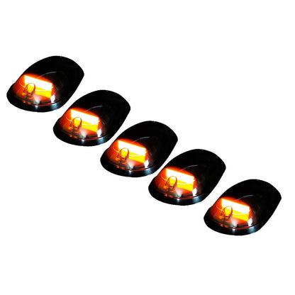 2003-2018 Dodge Ram 2500 3500 Smoked Cab Roof Amber High Power OLED Lights