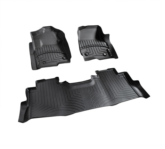 2017-2023 Ford Super Duty F250 F350 F450 Roush WeatherTech Rubber 3pc Front & Rear Floor Mat Liners