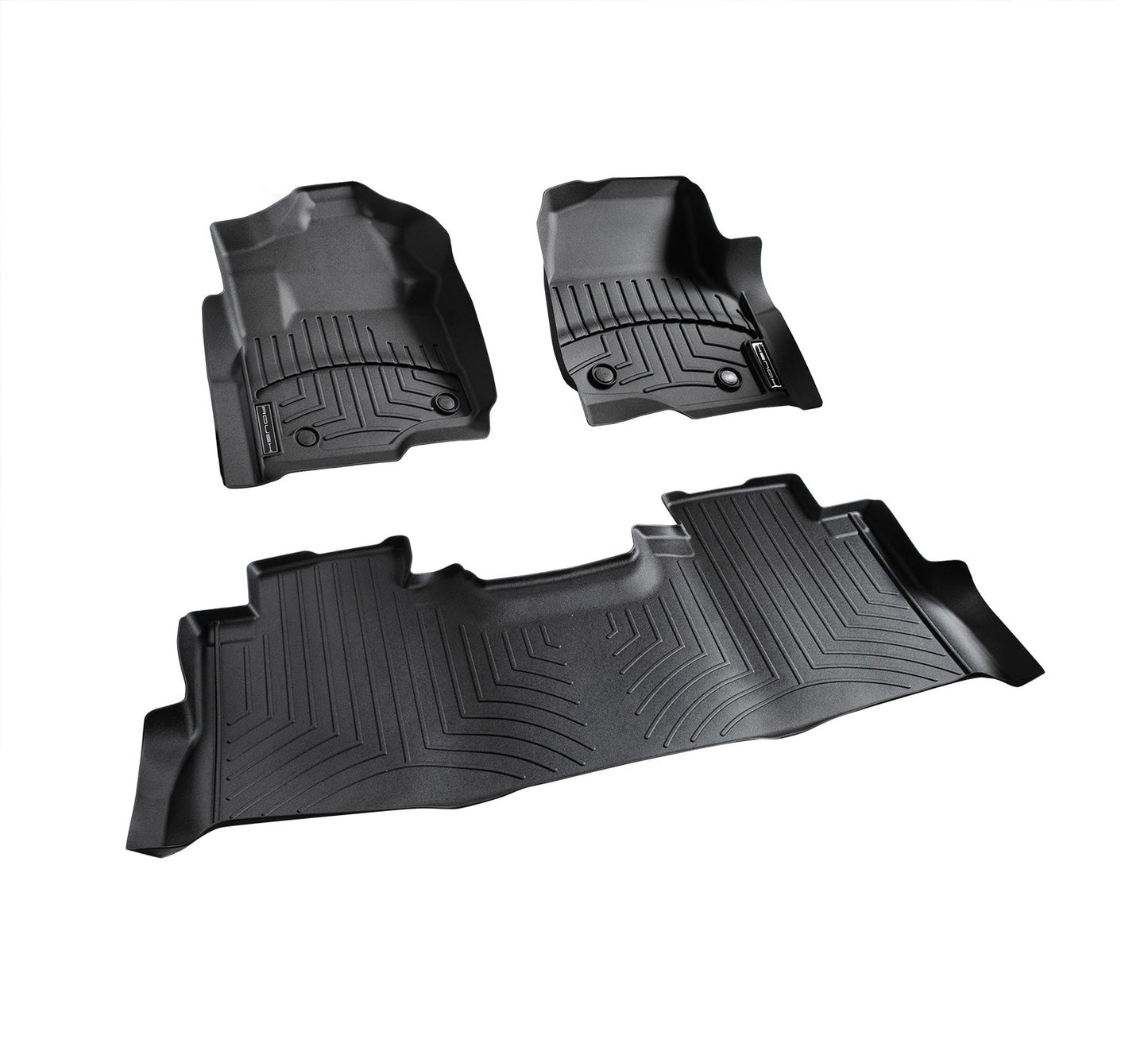 2020-2024 Ford Super Duty F250 F350 F450 Roush WeatherTech Rubber 3pc Front & Rear Floor Mat Liners