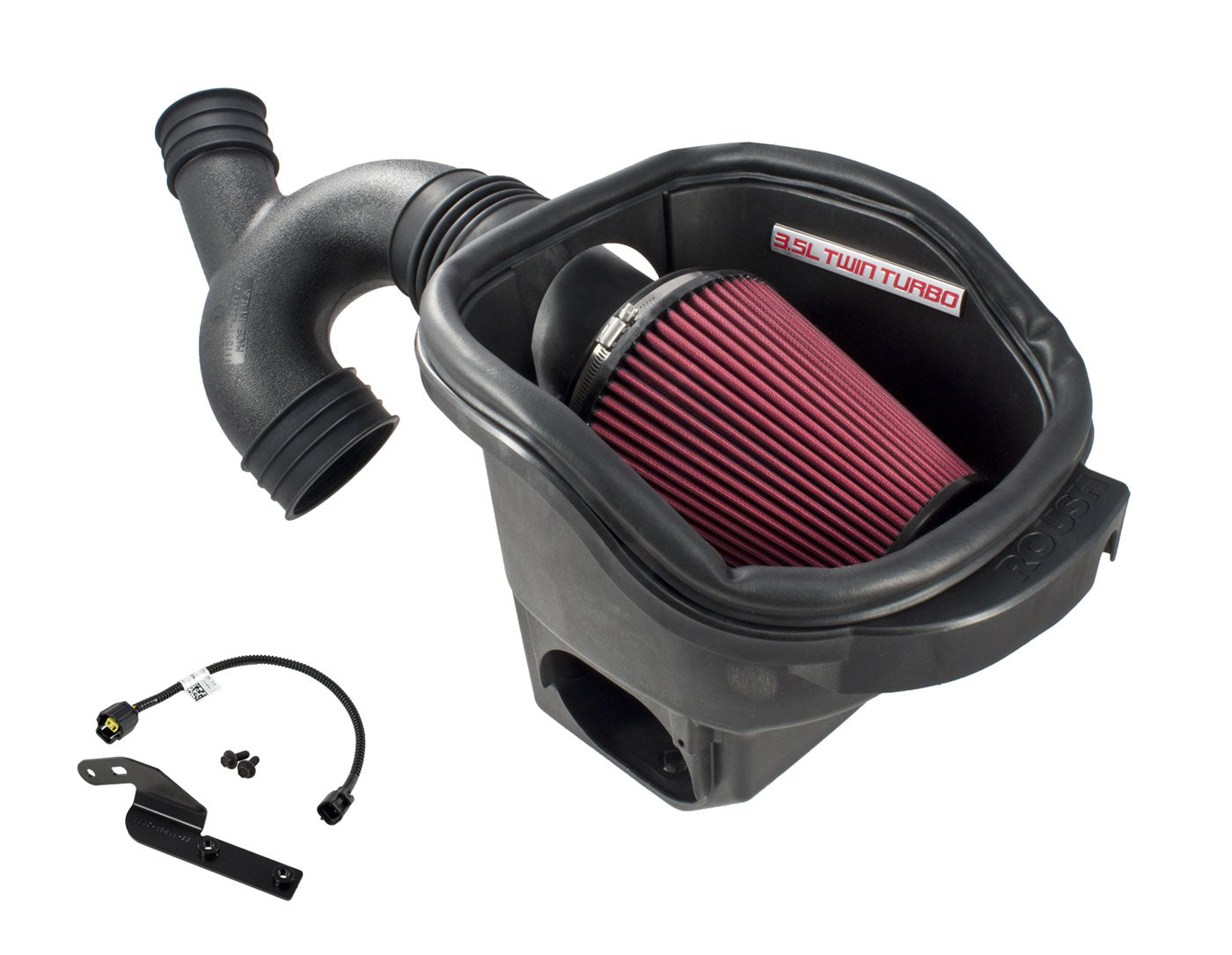 2015-2017 Ford F-150 V6 Ecoboost Roush Cold Air Intake w/ 3.5L Twin Turbo Emblem