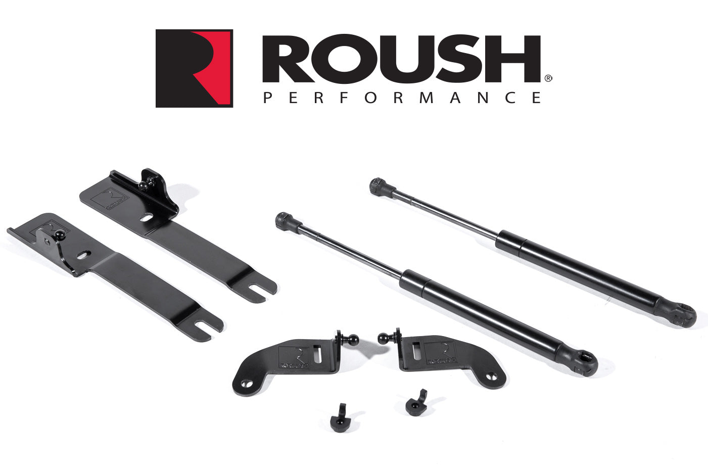 2015-2023 Ford Mustang Roush 422043 Engine Hood Struts Prop Lift Kit