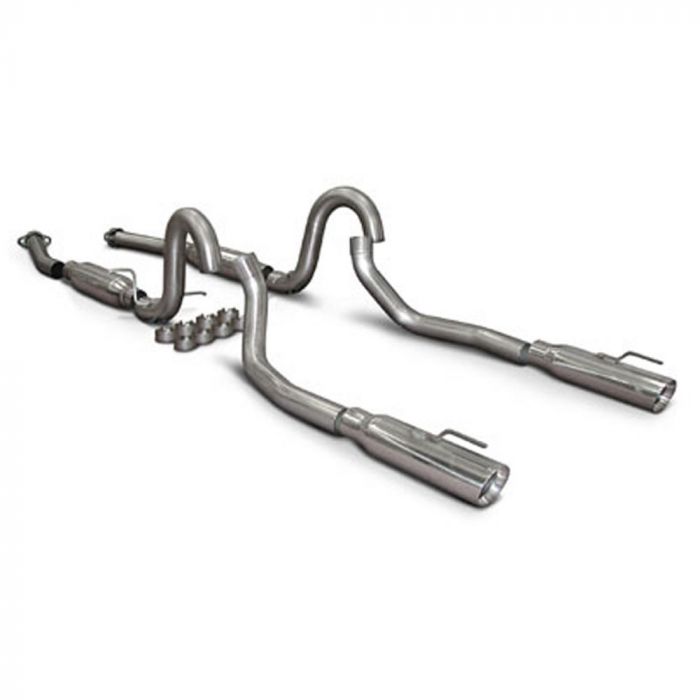 1998 Mustang GT and Cobra SLP M31011A Loudmouth II Cat-Back Exhaust System