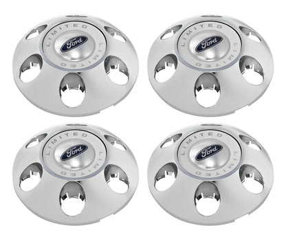 2007-2008 F-150 Genuine Ford OEM "Limited" Wheel Center Hub Caps - Set of 4