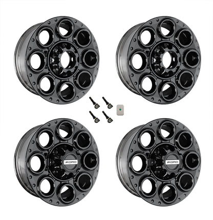 2005-2023 Super Duty Ford Performance M-1007K-S2008GB1 20" Caliber Wheel Kit Gloss Black