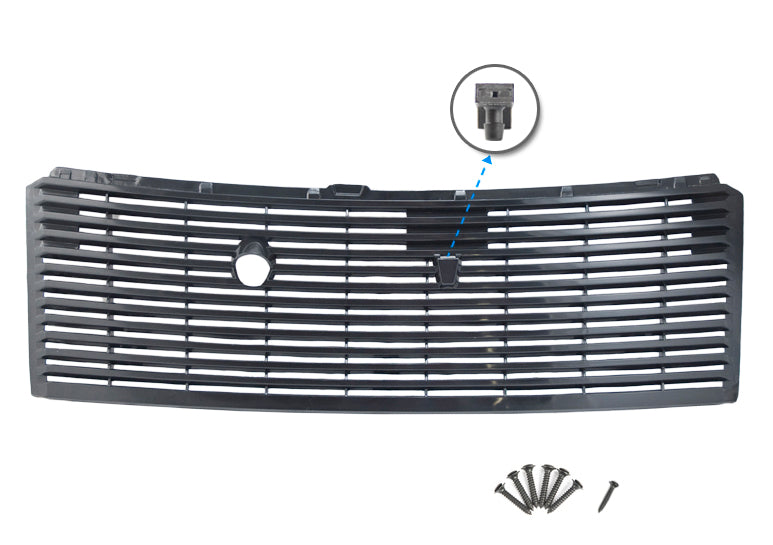 1979-1982 Mustang Cowl Vent Grille w/ Windshield Washer Nozzle & Install Screws