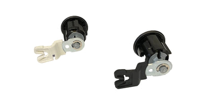 1996-2004 Mustang & Cobra Outside Door Lock Set LH & RH W/ Black Bezels & Keys