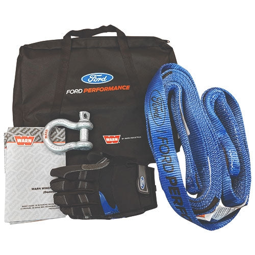 Ford Performance F150 Raptor Off-Road Recovery Kit w/ Bag, Tow Strap & Gloves