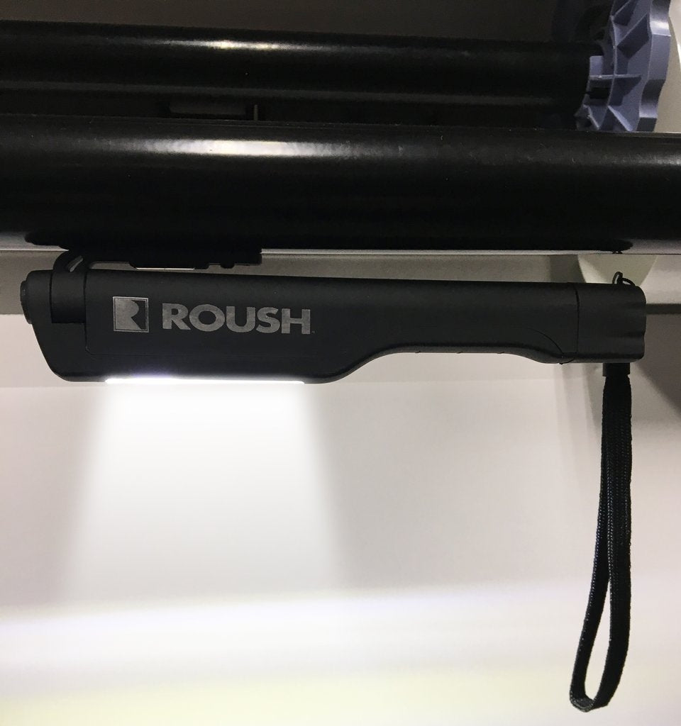 Roush High Output 80 Lumen LED Pocket 6.5" Mini Work Light Pen Magnet Black