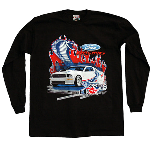 Ford Racing Cobra Jet 2XL Long Sleeve Tee Shirt w/ Ford Racing, Cobra Jet Logos