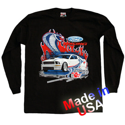 Ford Racing Cobra Jet 2XL Long Sleeve Tee Shirt w/ Ford Racing, Cobra Jet Logos