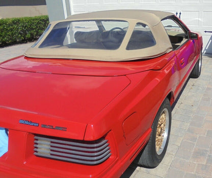 1984-1986 Ford Capri OEM ASC McLaren 5.0 SC 6" Front Grille, Rear Chrome Emblem