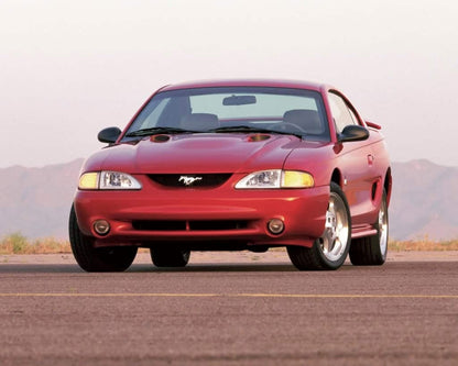 1996-1998 Ford Mustang SVT Cobra Hood Scoop Bezels Pair - Unpainted