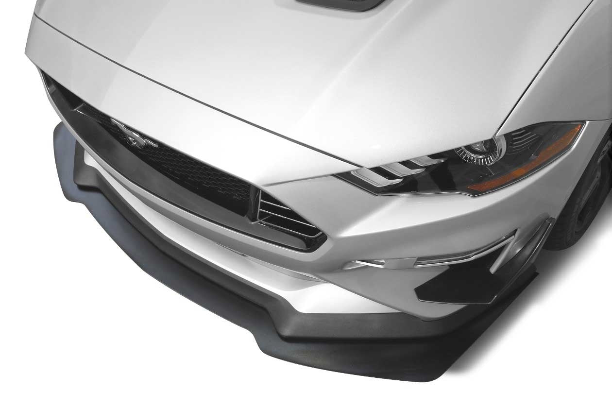 2018-2023 Ford Mustang GT I4 Scott Drake Black Front Lower Chin & Side Splitters