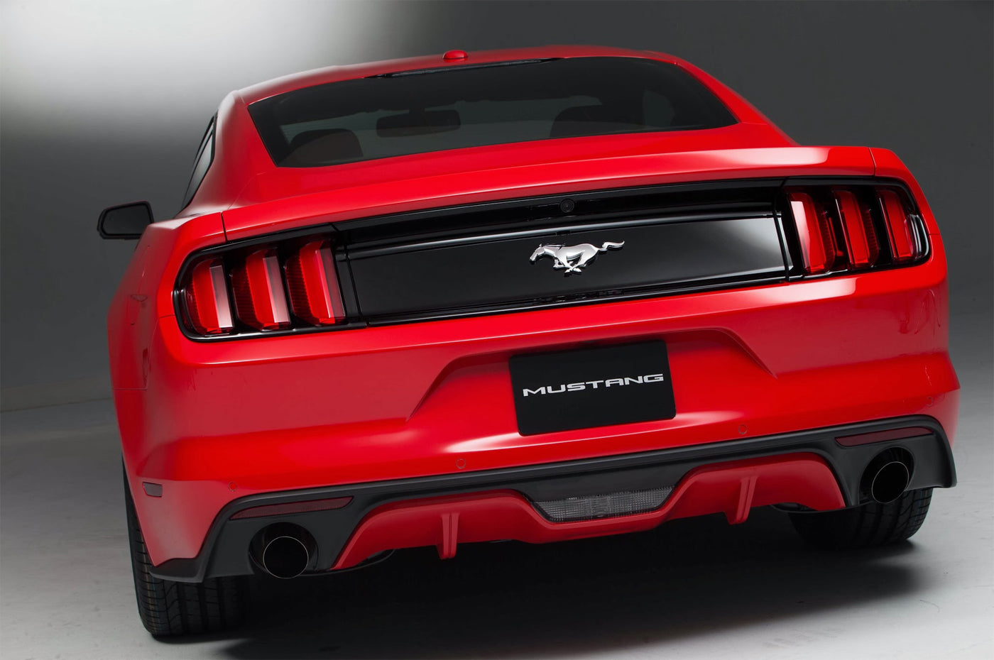 2015-2023 Genuine Ford Mustang 7.5" x 2.5" Chrome Running Horse Emblems - Pair