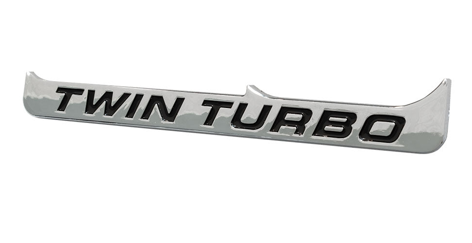 2015-2023 Mustang GT 5.0 V8 Twin Turbo 5.25" Chrome Fender Lower Emblem Accent