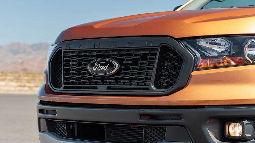 2019-2023 Ford Ranger OEM M-1447-RNGR Front Grille & Rear Tailgate Emblems Black