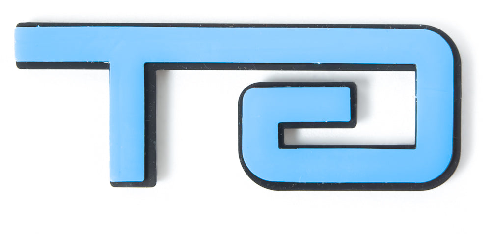 2005-10 Mustang GT Fender or Trunk Emblems Badges in Chrome & White - 4.5" Long