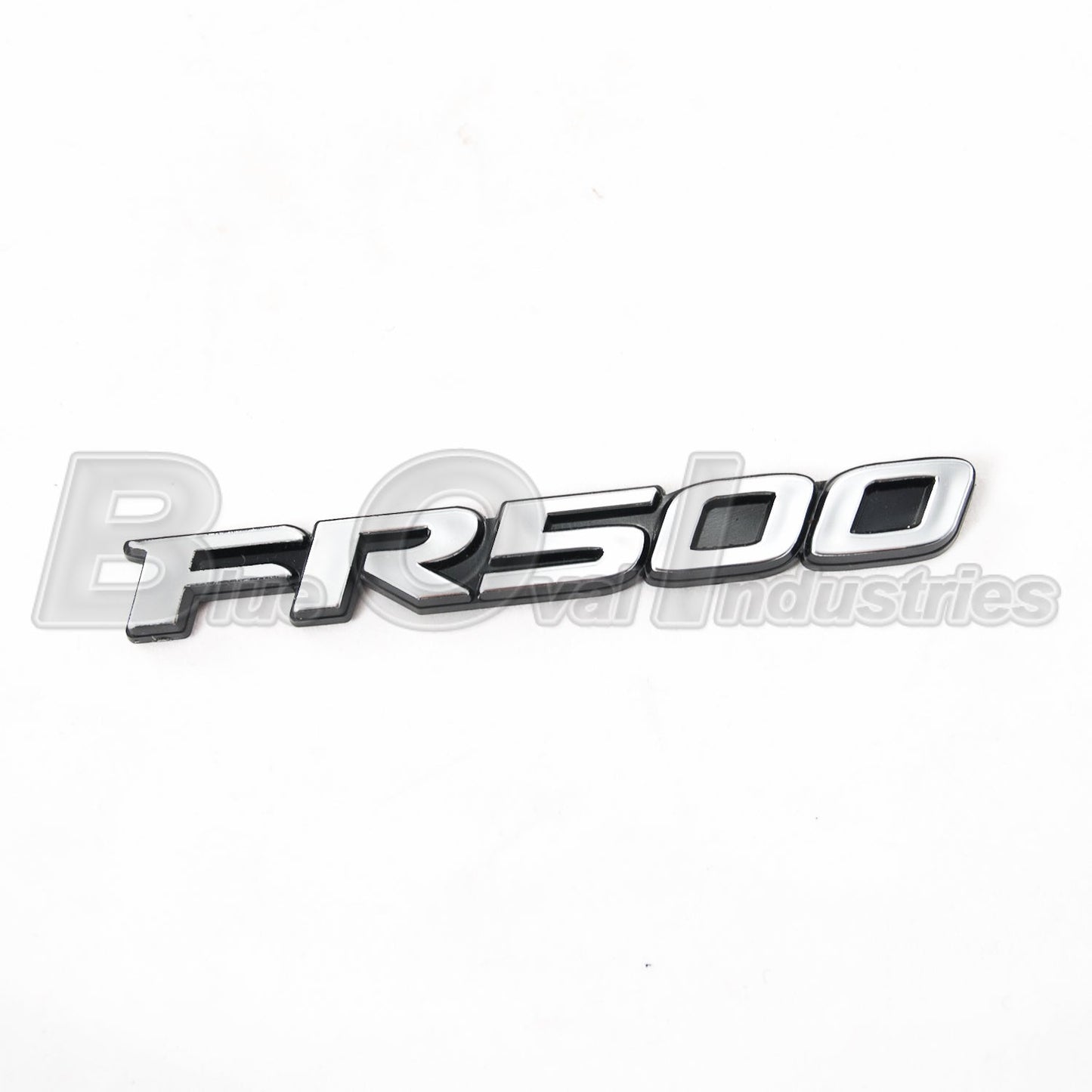 2005-2009 Mustang Black & Chrome Ford Racing FR500 Emblem 4.75" x .5"
