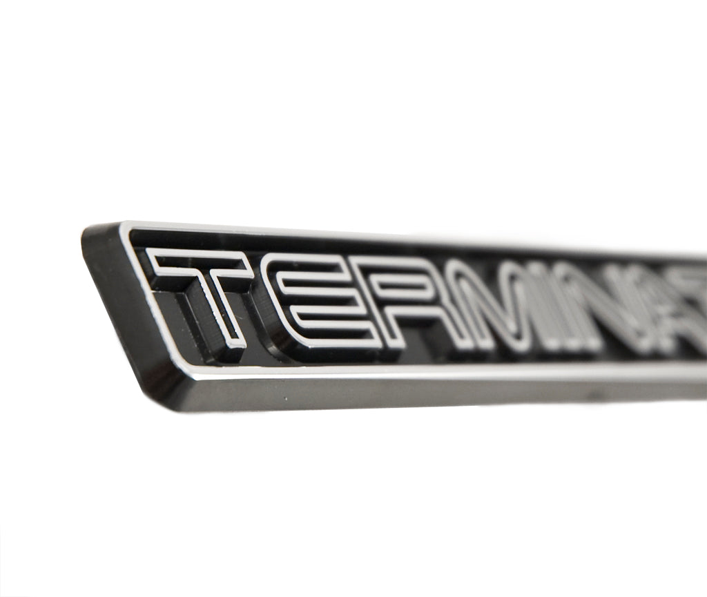 2003-2004 Mustang Cobra SVT Chrome, Black Terminator Fender Trunk Dash 5" Emblem