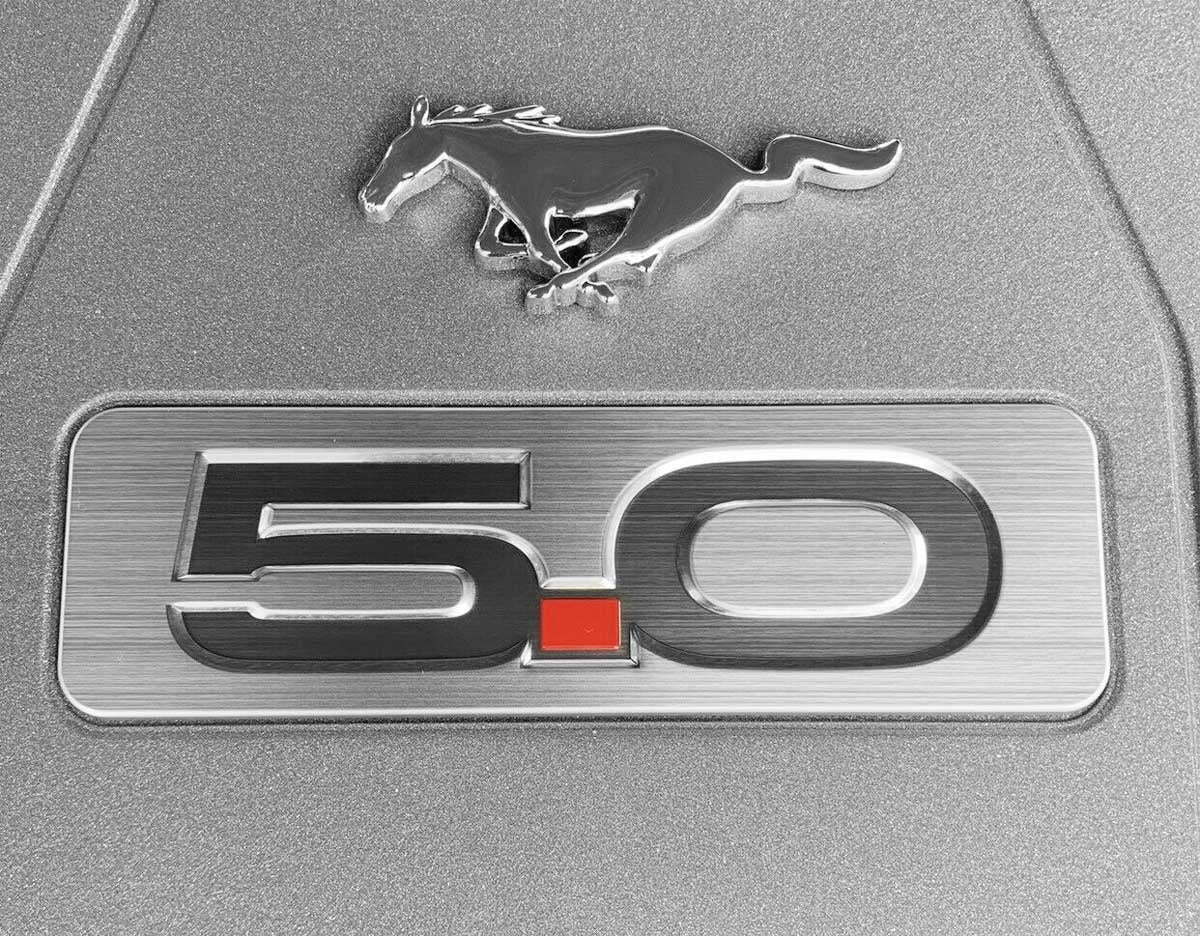 Ford Mustang Chrome Running Horse Pony 3" Emblem Dash Fender Trunk Sill Plate