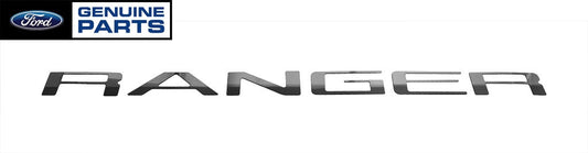 2019-2023 Ranger Genuine Ford OEM Tailgate Letters - Black Platinum