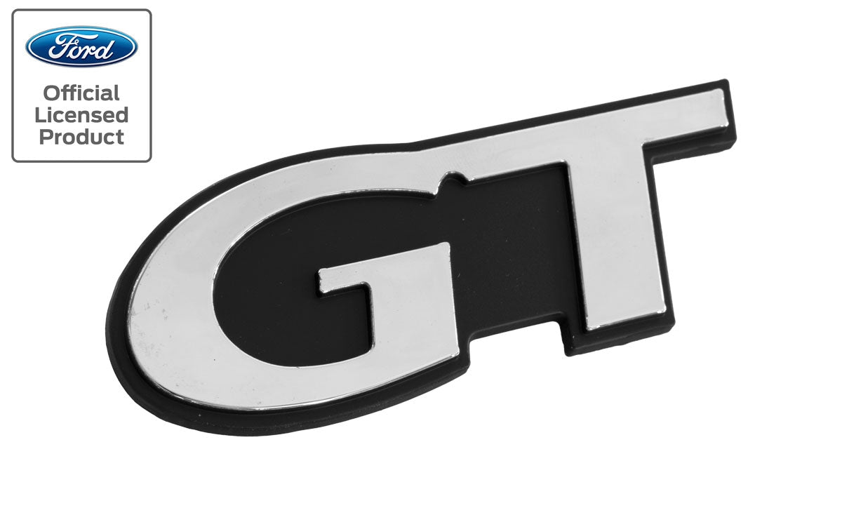 1999-2004 Mustang GT Chrome & Black Fender Side Trunk Emblem Badge